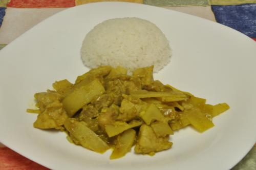 Vepřové maso s kari  – Snadné recept z Čína kuchyně, hotový za 30 - 45 minut